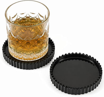 Glass Coaster Set of 2- Coasters by Unknown