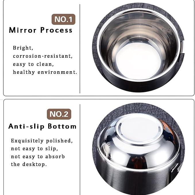 SZCXTOP 6.8 Oz Stainless Steel Coffee Cups Set of 6 Mug, Stackable Double Heat - Image 2