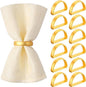 Suream Stainless Steel Napkin Rings, Modern Serviette Buckles by Suream
