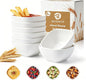 5 OZ Sauce Bowls, Wheat Straw Bowls Set of 8, Dishwasher Safe Dip Cups by BUSOKIP