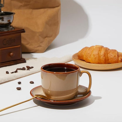 Pokini Stoneware Coffee Cups - Image 6