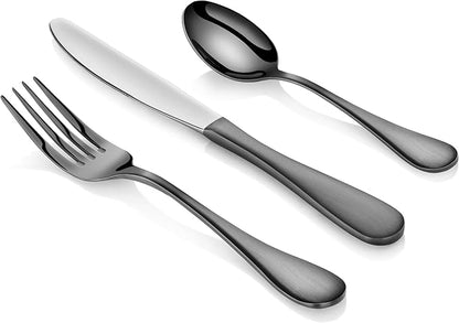 Artaste 56914 Rain 18/10 Stainless Steel Flatware 36-Piece Set, Service by Artaste