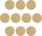 10 Round Foam Bud Coasters Pack, 4 inch - PU Foam, Party Favor - Khaki