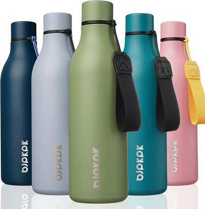 BJPKPK 25oz Insulated Water Bottle, Stainless Steel Bottle by BJPKPK