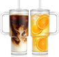 KEMORELA 24oz Ribbed Glass Tumbler by KEMORELA