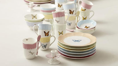 Lenox Dessert Plate Set, Lenox Butterfly Meadow Colors Collection 4-Piece - Image 10