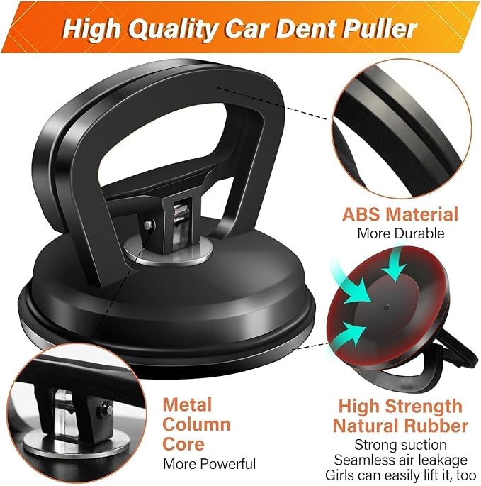 Dent Puller, 3 Pack Car Dent Puller Car Dent Removal Kit Suction Cup Dent - Image 4