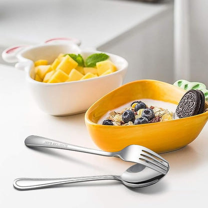 LIANYU 9-Piece Kids Silverware Set, Stainless Steel Toddler Utensils Flatware - Image 4