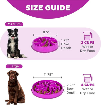 Outward Hound Fun Feeder Slo Bowl – Medium 2‑Cup Capacity, Slow Feeding - Image 5