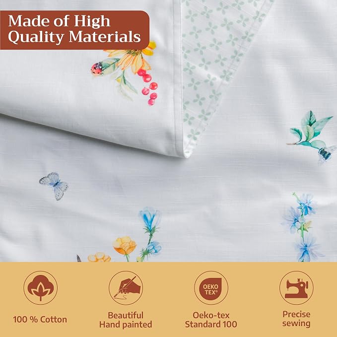 Maison d' Hermine Table Runner 100% Cotton 14.50" x 72" | Table Runners 72 - Image 3