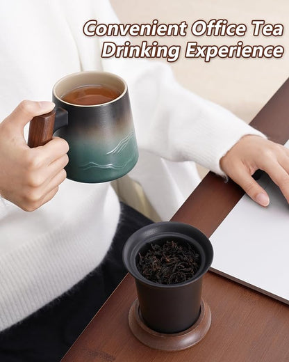 ZENS Tea Mug with Infuser and Lid - Image 8