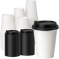 YEEHAW 12 oz 100 Pack White Disposable Coffee Cups by YEEHAW