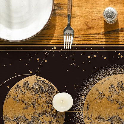 Artoid Mode Astrology Moon Magic Art Table Runner, Seasonal Mystical Gothic - Image 7