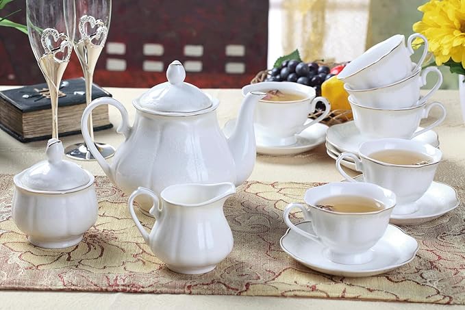 GuangYang 15-pcs Porcelain Tea sets - Image 2
