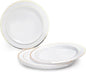 " OCCASIONS " 40 Plates Pack, Heavyweight Disposable Wedding Party Plastic by OCCASIONSFINESTPLASTICTABLEWARE