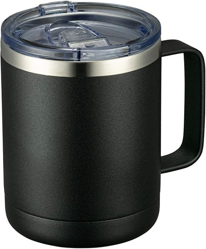 MEWAY 12oz Coffee Mug With Handle and Sliding Lid, Stainless Steel Travel by MEWAY