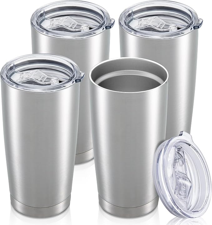 20 oz Tumbler with Lid Stainless Steel Insulated Tumblers Bulk Cups Mug | by Orebigo