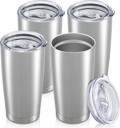 20 oz Tumbler with Lid Stainless Steel Insulated Tumblers Bulk Cups Mug | by Orebigo