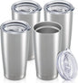20 oz Tumbler with Lid Stainless Steel Insulated Tumblers Bulk Cups Mug | by Orebigo