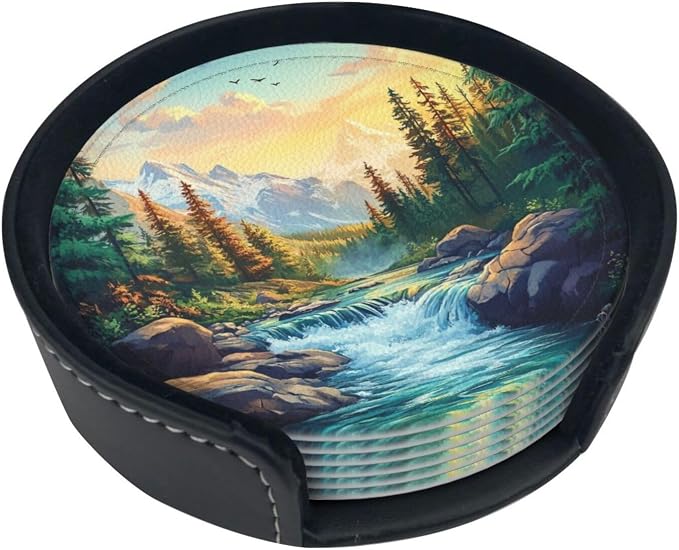 Mountains Nature Scenery Coasters - Image 2