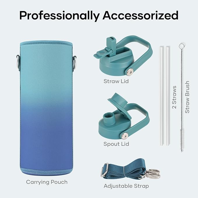 BUZIO 24 oz Insulated Stainless Steel Water Bottle - Image 6