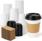 Lamosi 50 Pack 10 oz Disposable Coffee Cups by BuyNow