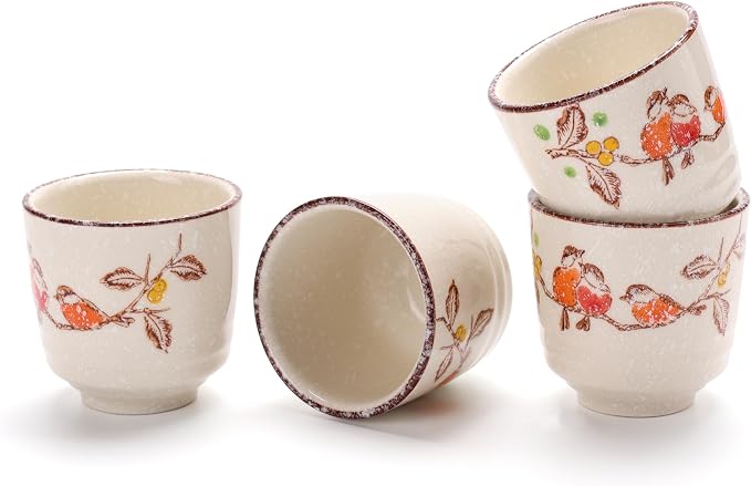 Japanese Tea Cups, 6 OZ Handless Matcha/Coffee Mug, Asian Teacup by Unknown