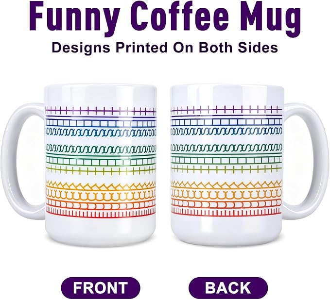 Fuck This Shit Secret Mug, 15Oz Hidden Message Coffee Cup Ceramic | Funny - Image 2