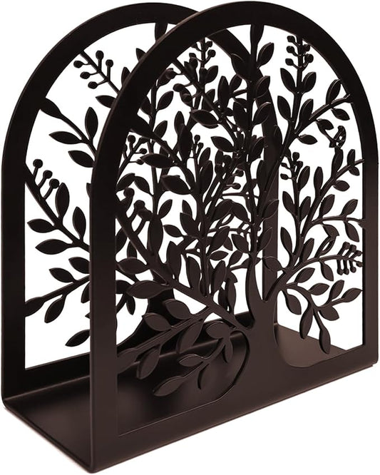 Napkin Holder for Tables, Tree of Life Design Modern Metal Napkin Holder for Home Kitchen & Picnic Party, Bronze