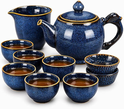9-Piece Chinese Tea Set, Gongfu Tea Sets by Unknown