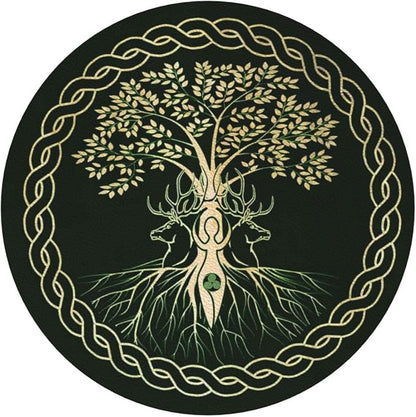 Norse Viking Wicca Yule Yggdrasil Coasters Set of 6 Coasters - Image 2