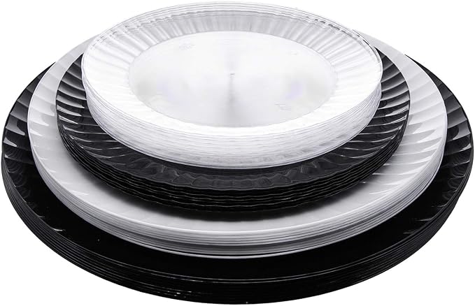 Party Essentials Deluxe Quality Hard Plastic 7.5-Inch Round Party/Salad Plates - Image 6