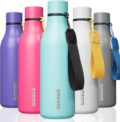BJPKPK 18oz Insulated Water Bottle, Stainless Steel Bottle by BJPKPK