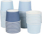 AimFun 60Pc Dusty Blue Treat Snack Cups Paper Ice Cream Cups 8oz | 4 Colors by AimFun