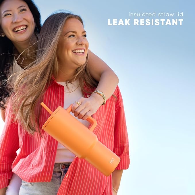 Simple Modern Tumbler with Handle and Straw | 40oz | Cateye | Trek Tumbler - Image 6