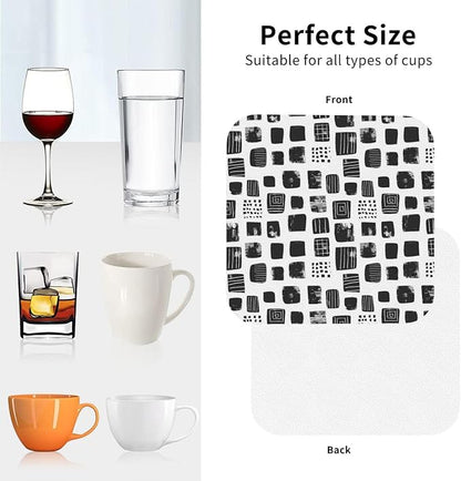 Minimal Abstract Shapes Print Coasters - Image 2