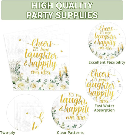 250Pcs Eucalyptus Leaves Bridal Shower Party Supplies Serves 50 | Sage Green - Image 5
