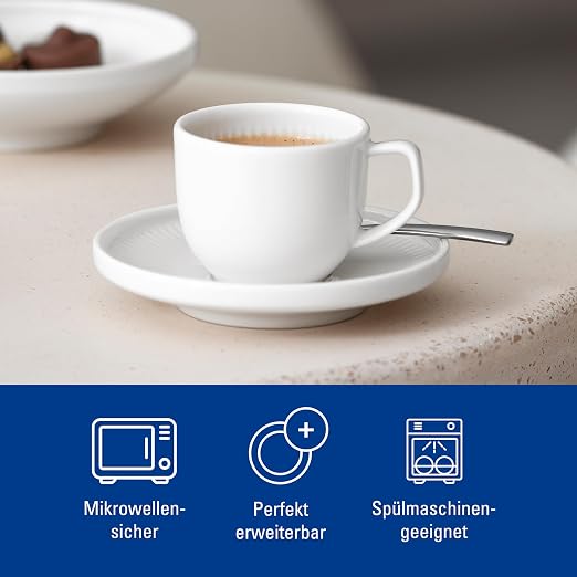 Villeroy & Boch Afina Petite Espresso Cup, Premium Porcelain, Made in Germany - Image 5