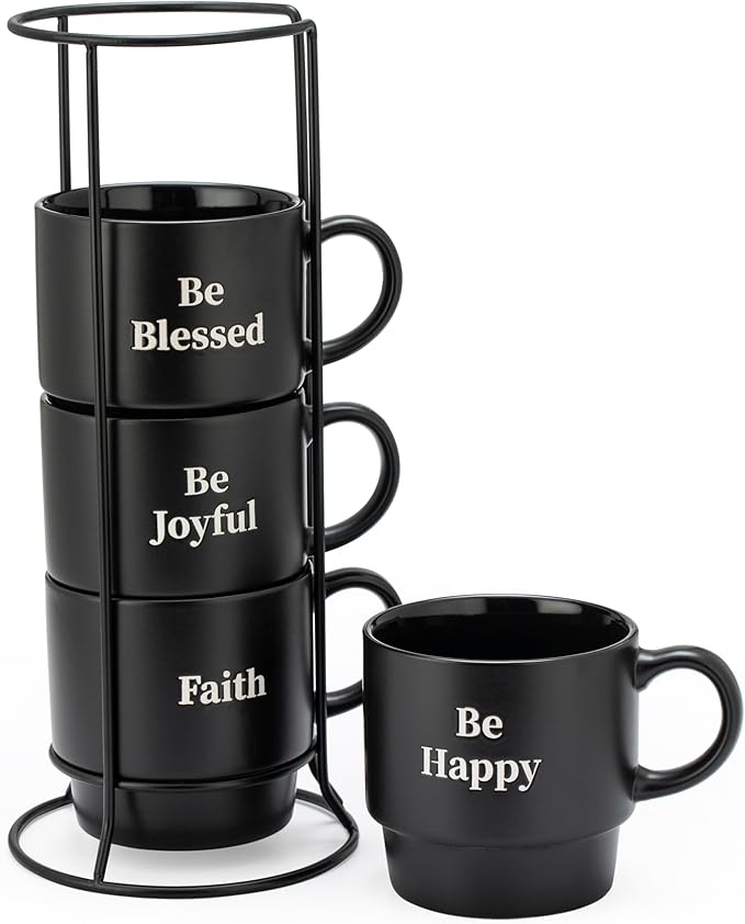 Signature Housewares Stackable Coffee Mug Tower Set by SignatureHousewares
