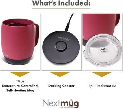 Nextmug - Temperature-Controlled, Self-Heating Coffee Mug - Image 3