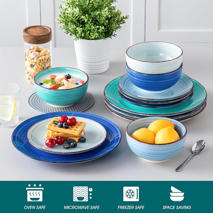 vancasso Bonita Dinnerware Sets 12 Pieces - Image 4