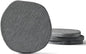 Diatomaceous Earth Coasters Set of 4 for Drinks, Moisture Water Absorbent Stone Coasters for Table Desk at Work, Water Absorbing Instant Drying Diatomite, Modern Deep Grey