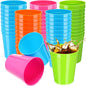 Yungyan 12 Pack 16 oz Stadium Cups Reusable Plastic Cups Blank Drink Stadium by Yungyan