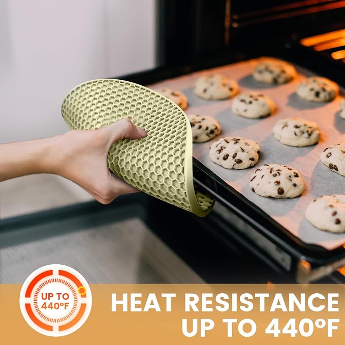 Silicone Trivet Mats 4 Heat Resistant Pot Holders Multipurpose Non-Slip Hot Pads - Image 7