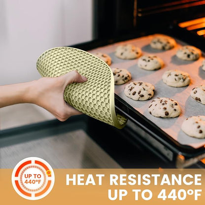 Silicone Trivet Mats 4 Heat Resistant Pot Holders Multipurpose Non-Slip Hot Pads - Image 7