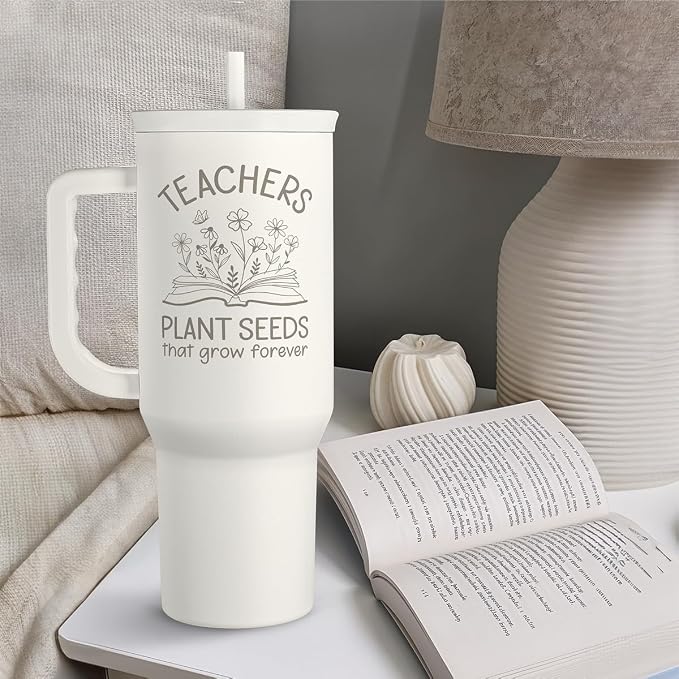 SANDJEST Teacher Appreciation Gift – 40oz Stainless Steel Insulated Tumbler - Image 6