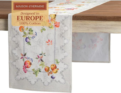 Maison d' Hermine Table Runner 100% Cotton 14.50" x 108" | Table Runners 108 by MaisondHermine