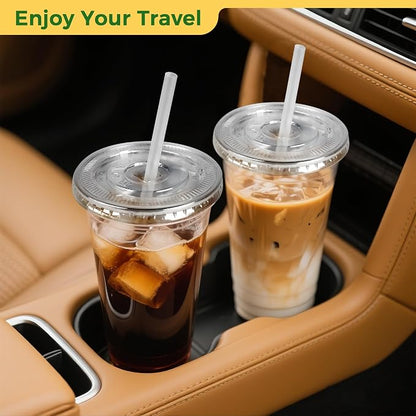 Charmount 32 oz Clear Plastic Cups - Image 5