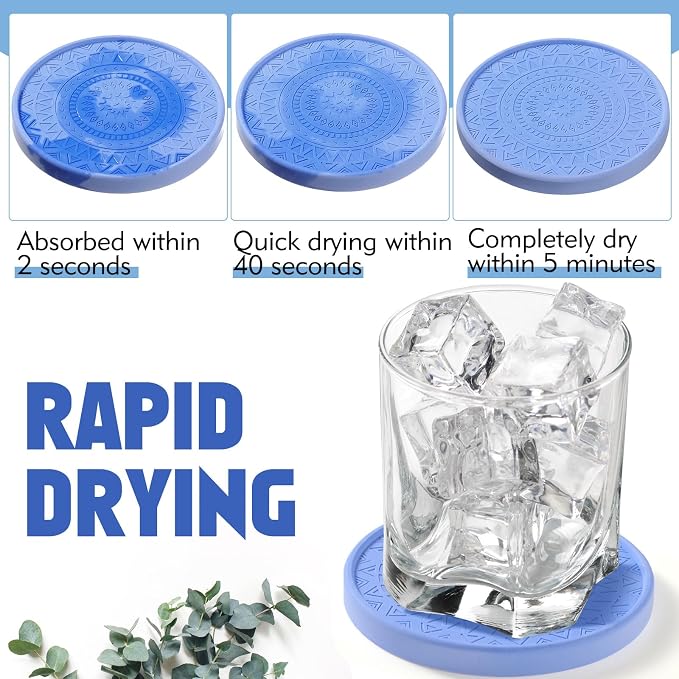 Photect Diatomaceous Earth Coasters Set - Image 3