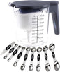19-Pc Magnetic Measuring Cups and Spoons Set, by Recogwood